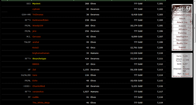 Kings of Chaos - Floating sidebar