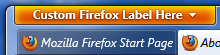 Firefox 4 - Vivid FF Button with Custom Text