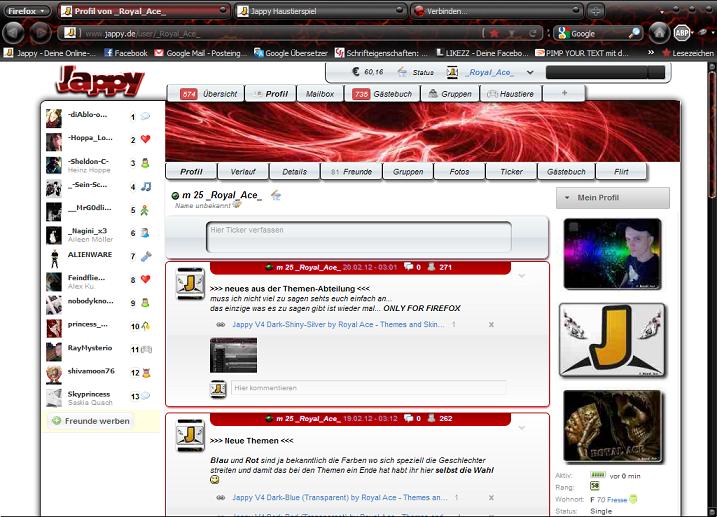 Jappy V4 Rot-Abstract (dezent gehalten)