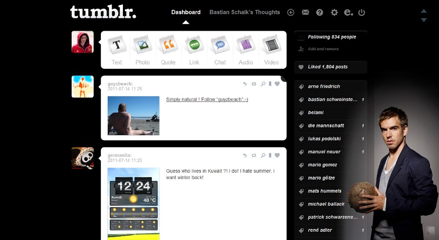 Tumblr - Philipp Lahm (Black)