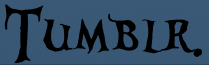Tumblr Dashboard - Black Alice in Wonderland Logo