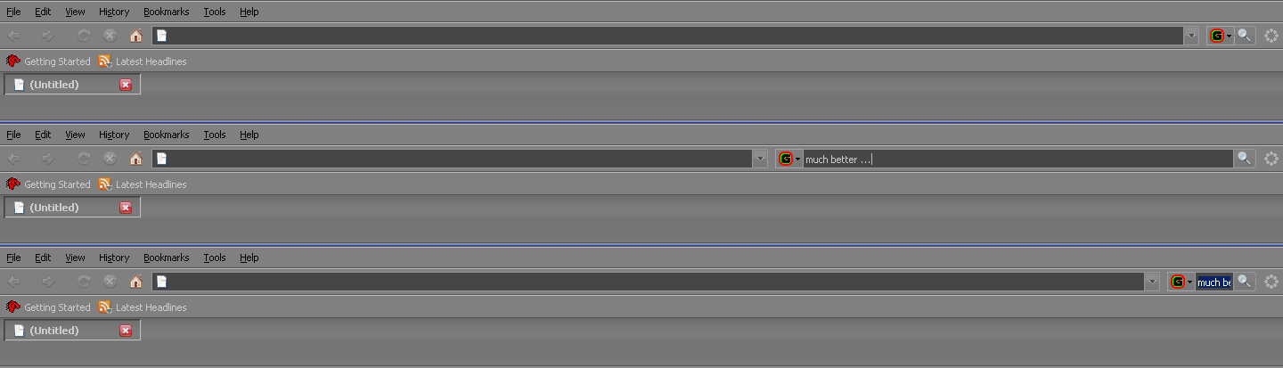 paintless - search bar hover & focus