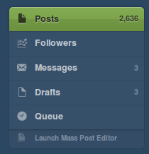 Tumblr - Hide Follower Count