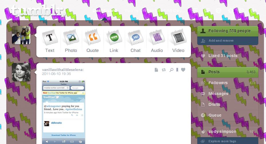 Tumblr Scribble Lightning