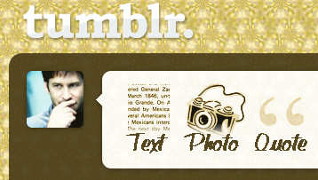 Honey Comb Tumblr Dashboard