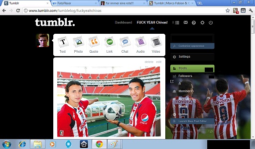 Tumblr | Marco Fabian & Omar Arellano Theme
