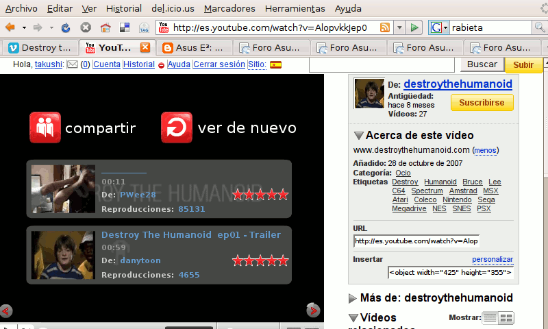 eeepc youtube
