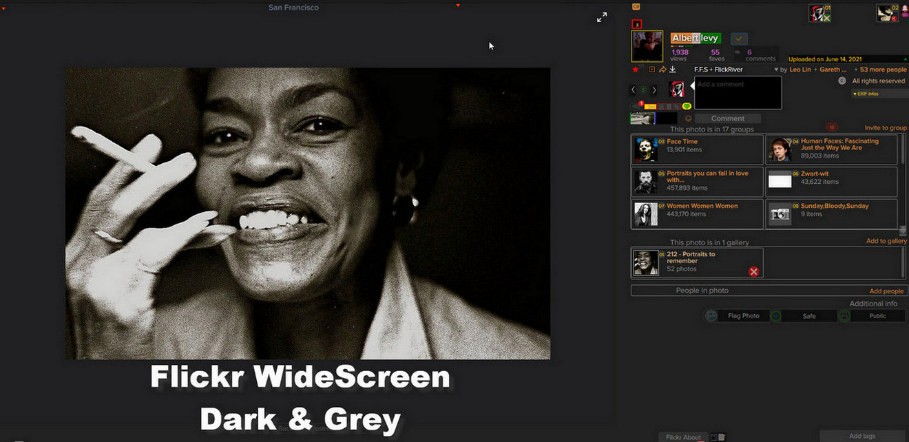 Flickr WideScreen - Dark & Grey v.232