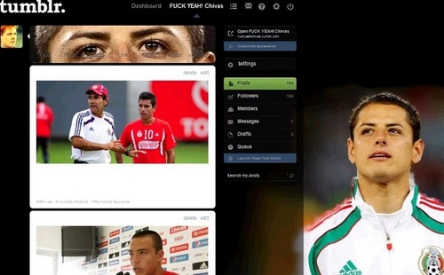 Tumblr | Chicharito | Mexico NT | Theme/Menu