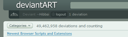 deviantART slim beta