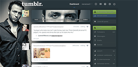 Tumblr dashboard theme: Giampaolo Pazzini
