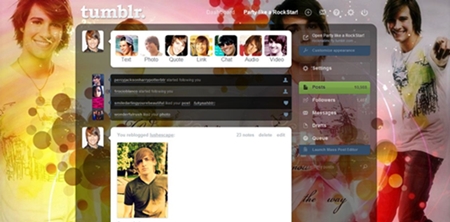 big time rush dash james theme/menu