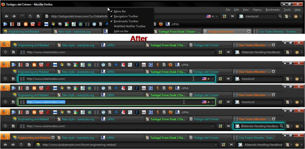 Firefox Several Tweaks