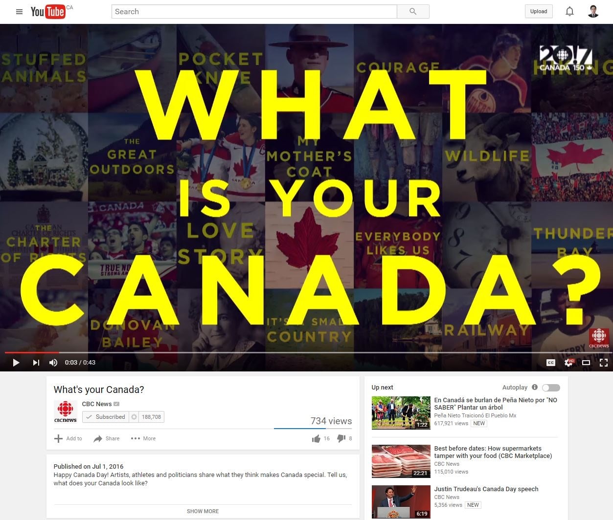 YouTube 2016 FULL WIDTH RESPONSIVE PLAYER Wide HD