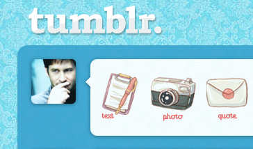 Blue Lace Tumblr Dashboard