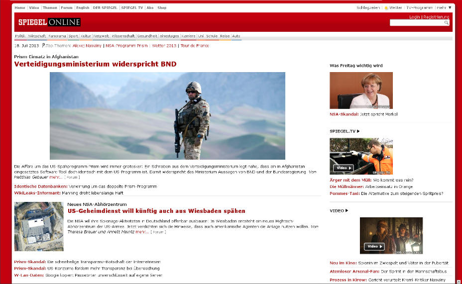 spiegel.de - klarer, größere Schrift, ohne web2.0