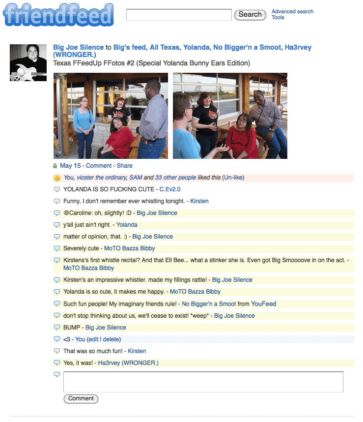 Cleaner FriendFeed (June 28, 2011)