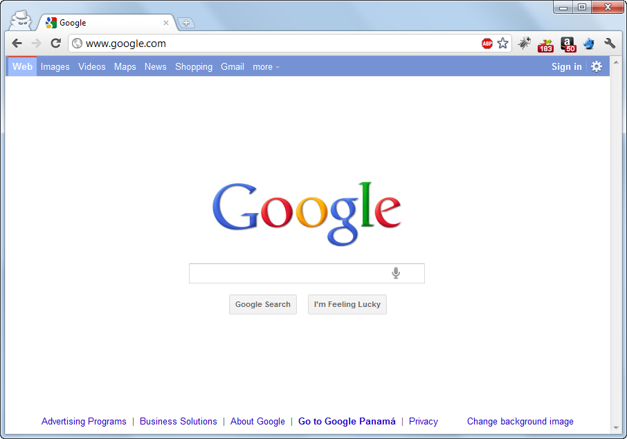 Google+ bar - Turn it blue from solid black