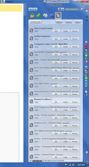 Blended Scrollbars 2