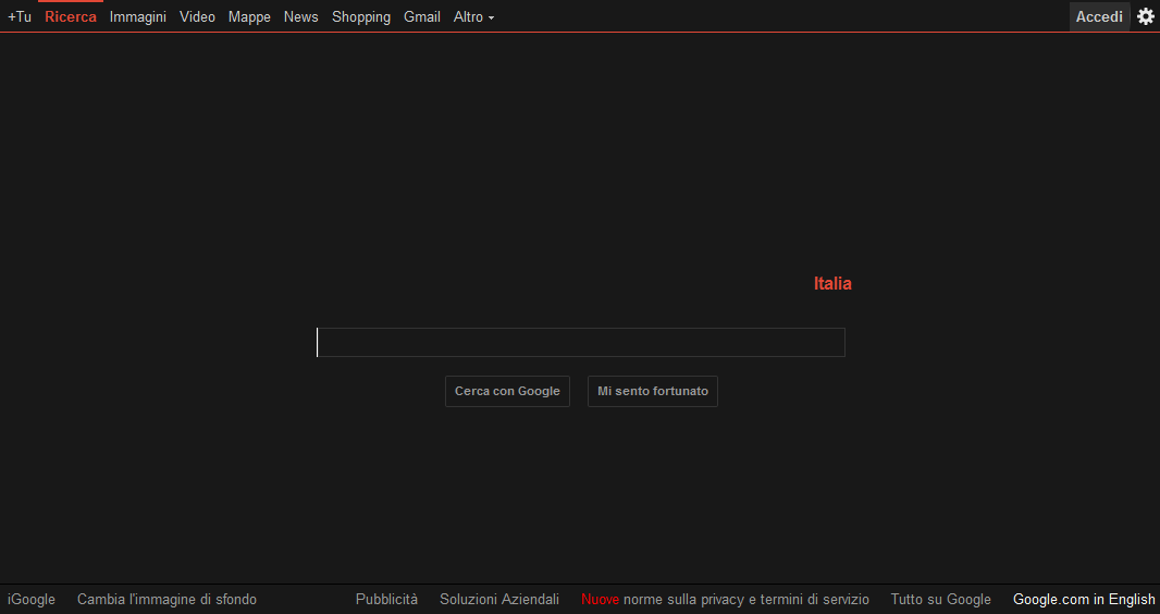 Google Search Dark+ (Google+ palette) ☆