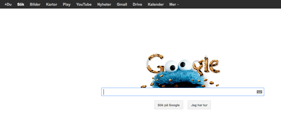 Google Logo-Cookie Monster