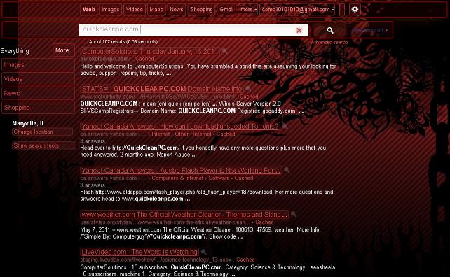 Google Red Pro theme 2011