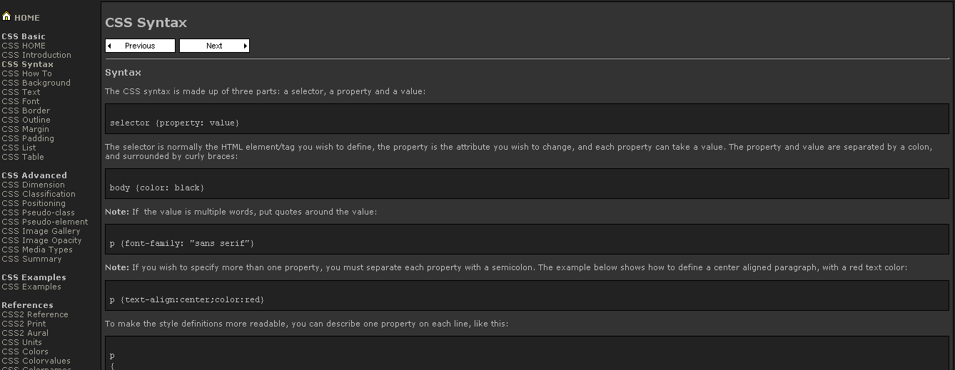 painted black - w3schools