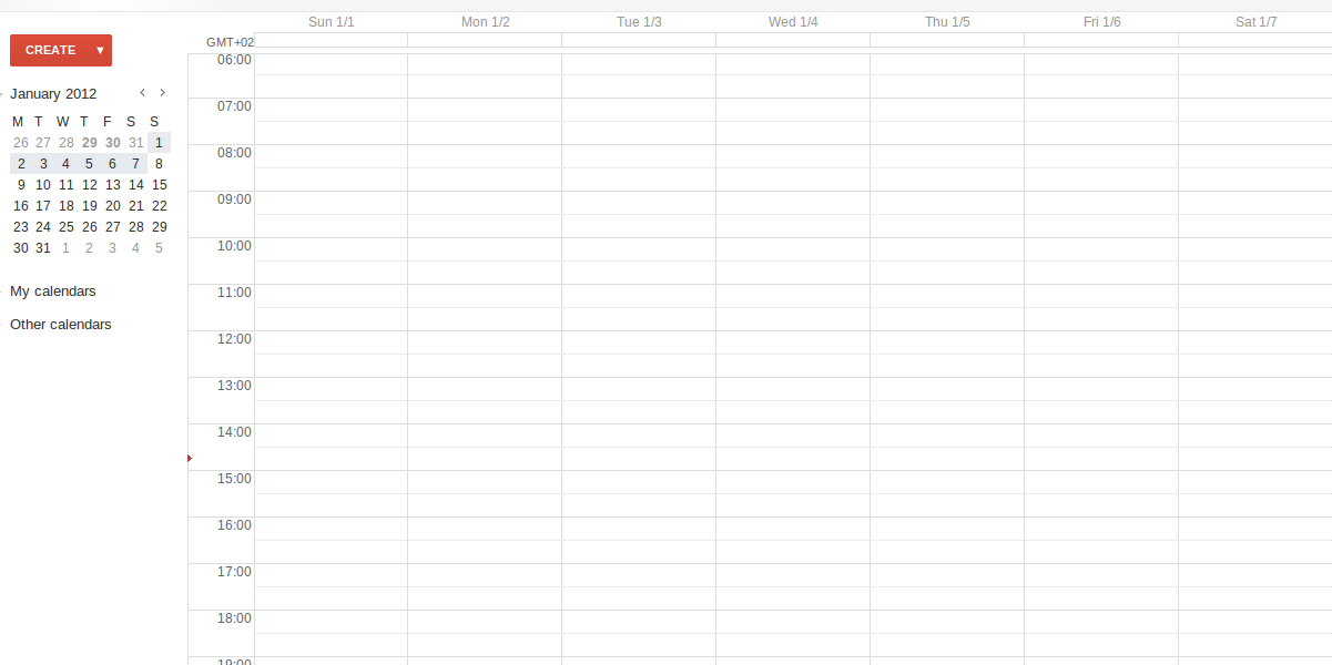 Google Calendar - remove all decoration