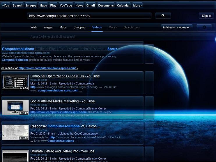 Google Glass Space Pro 2011 (updated 11/6/2012)