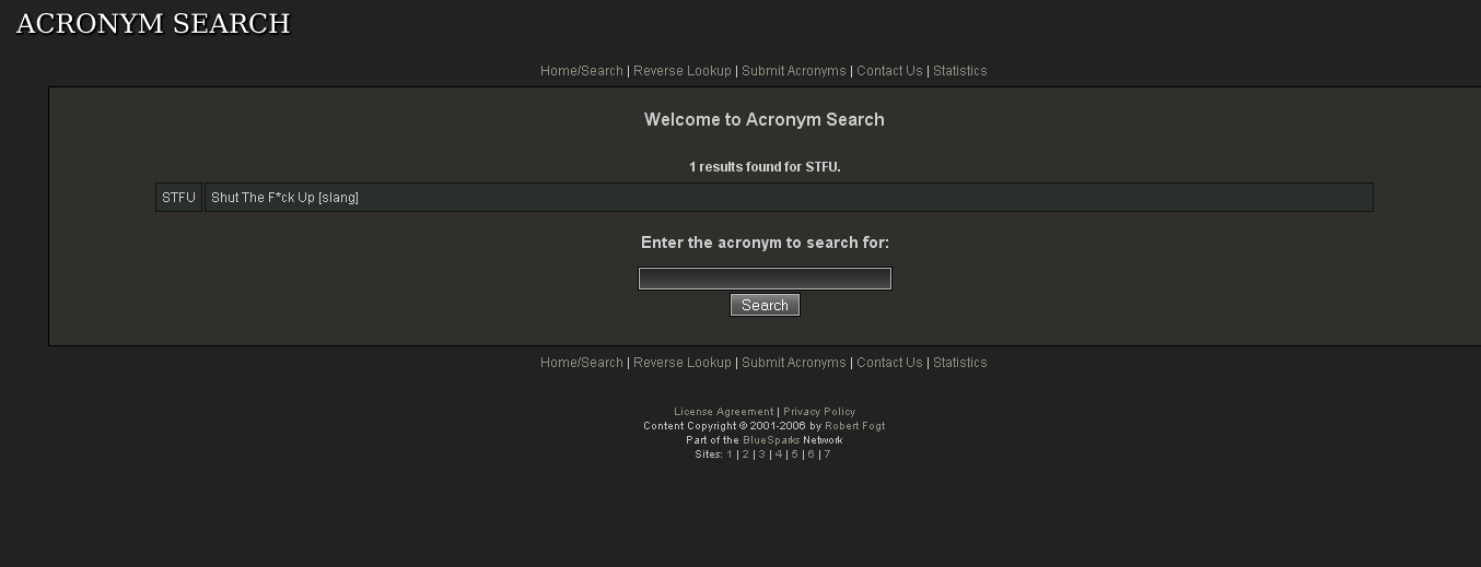 painted black - acronymnsearch