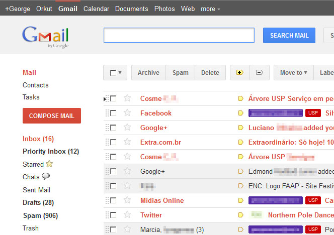 New Theme Gmail Preview (Dense) - New color link