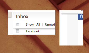 Hotmail Inbox & Message Pane Drop Shadow