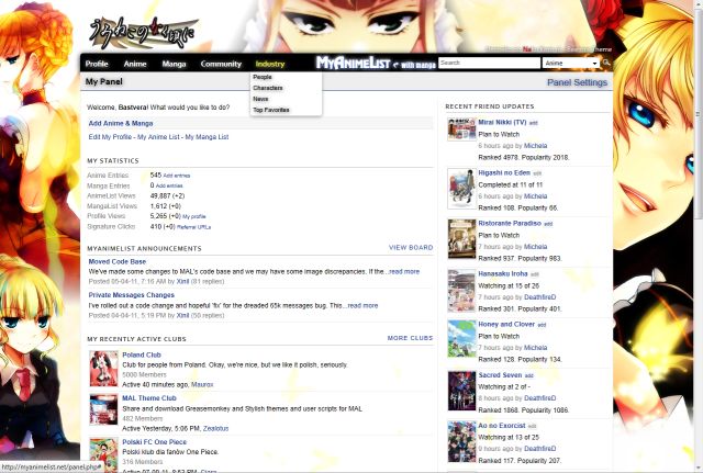 MyAnimeList.net - Beatrice Theme [TOP]