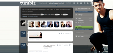 joe jonas details dash/menu