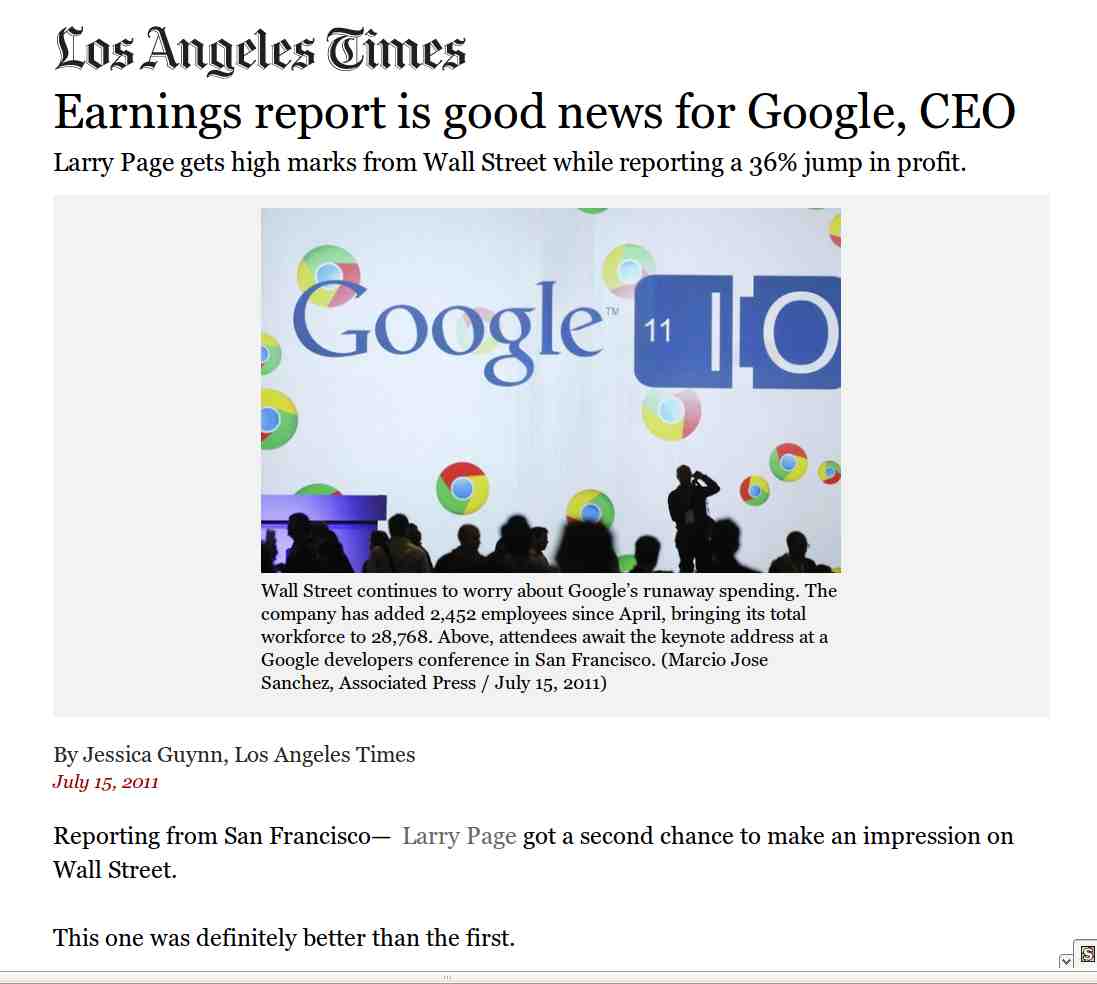 SilverWave - LATI. No Sidebar. latimes.com