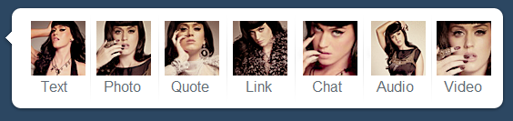 Katy Perry dashboard icons