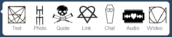 HIM/Jackass Tumblr Icon Bar
