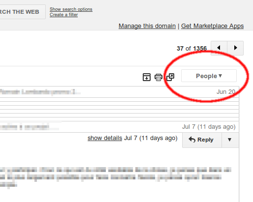 GMail - People Widget Drawer (with ad blocking)