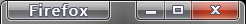 Firefox App button - Styled like window controls