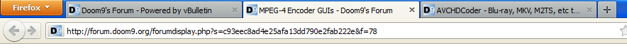 Doom9 Forum alternative favicon