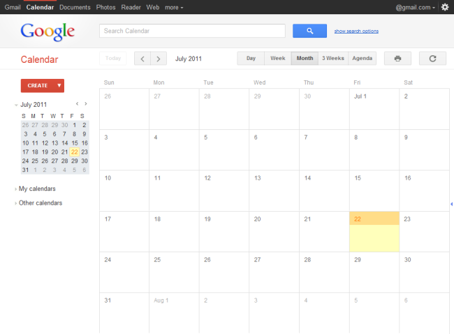 Google Calendar - Colorize Today