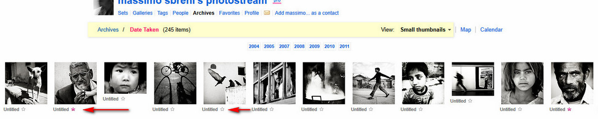 Flickr - Archives - Display FAVS ICON