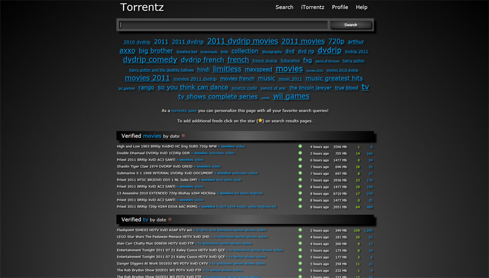 Torrentz Dark-Blue-Zen v2.1