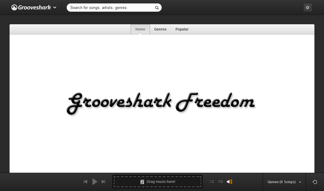 Grooveshark Freedom
