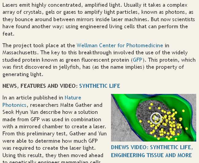 DiscoveryNews: Low-contrast, easy reading