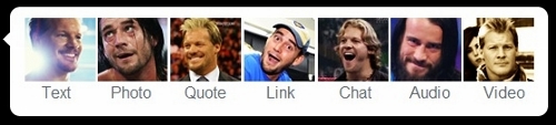 WWE CM Punk and Chris Jericho Tumblr Menu Icons