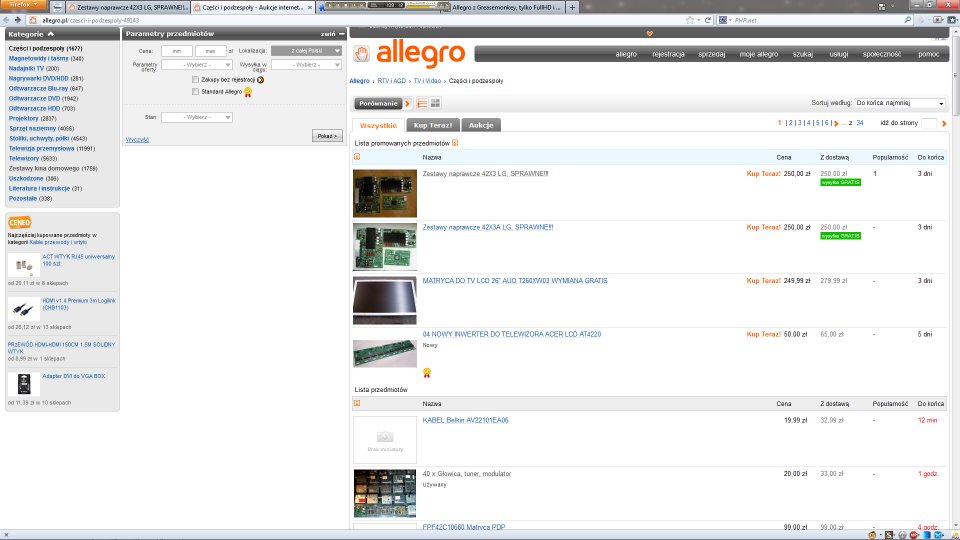 Allegro z Greasemonkey, FullHD+ - update 12-05-20