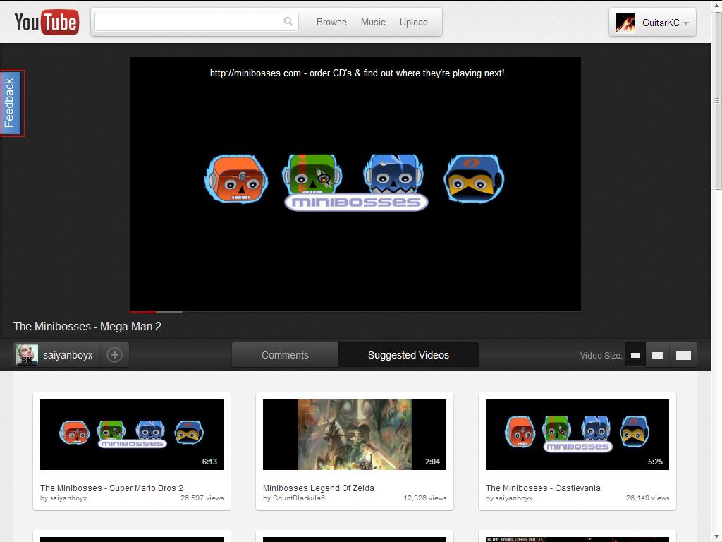 Youtube - Hide Feedback Button