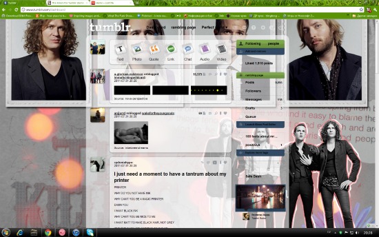 The Killers for Tumblr dashboard