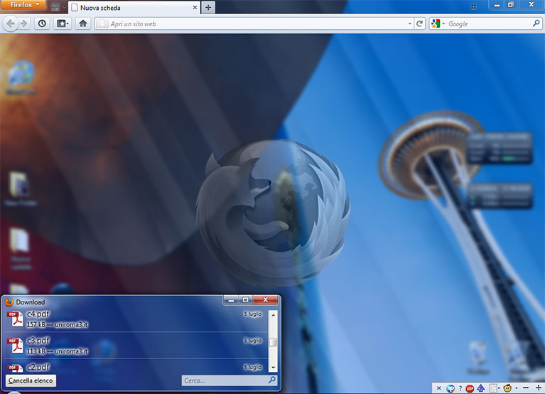 Firefox - Combo Style:aero glass,FxButton,addonbar